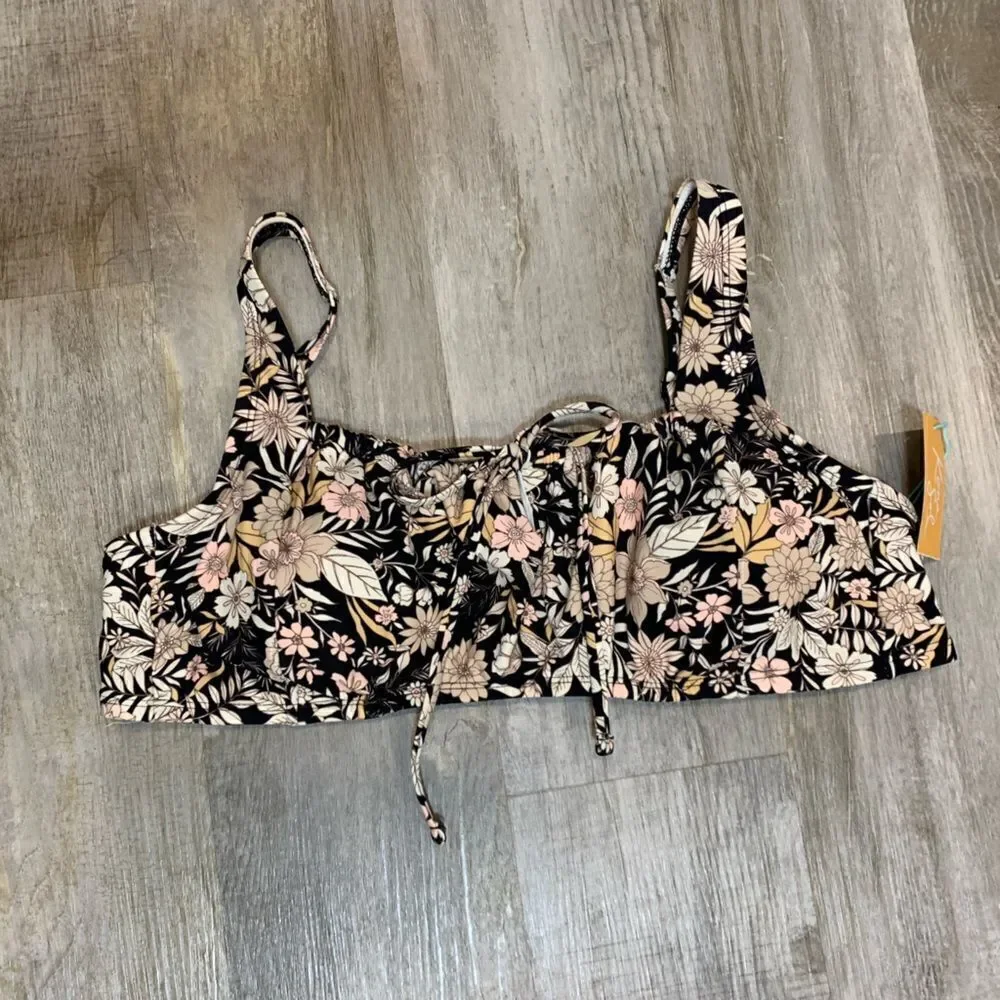 Kona sol floral Swim bikini top